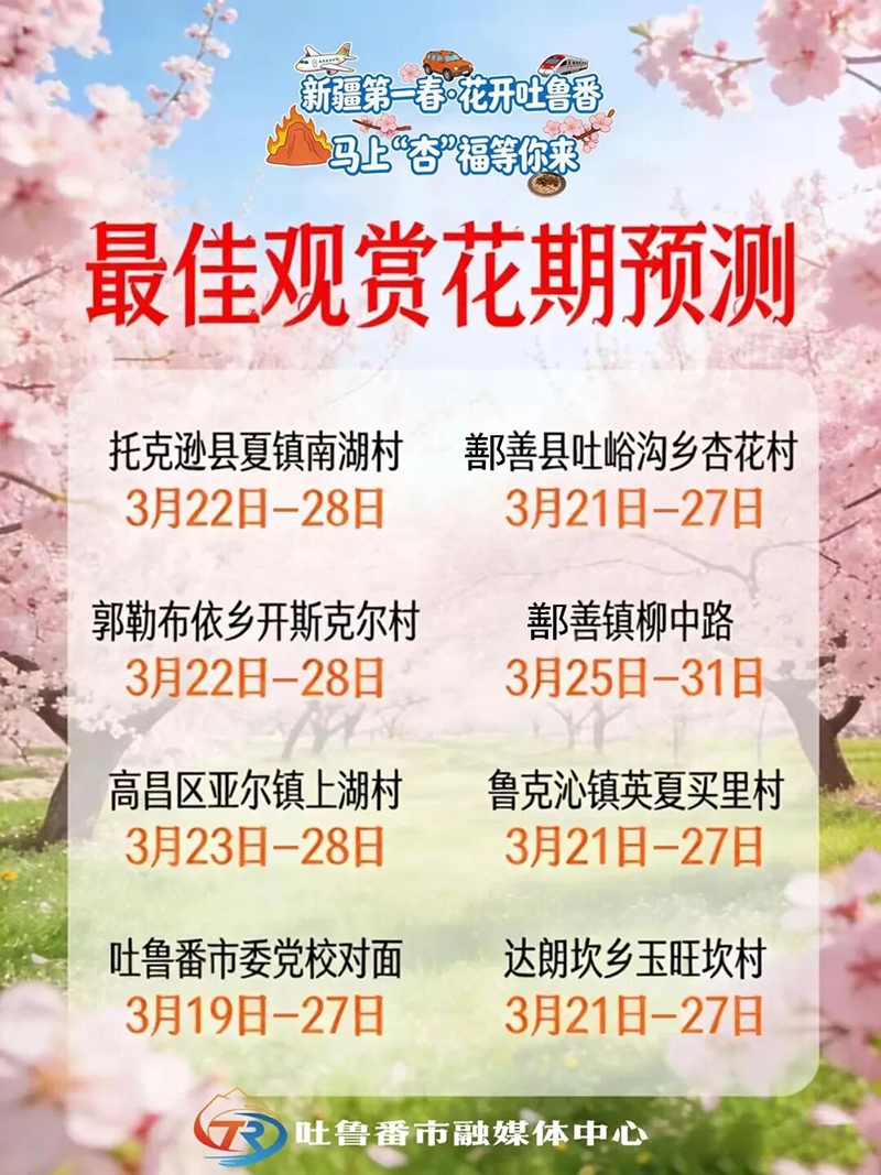 这个春天,来吐鲁番“花”点时间!